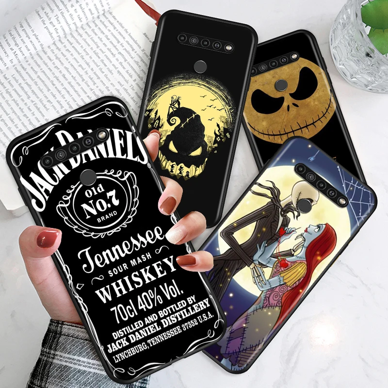 

Nightmare Christmas Jack For K30 K20 2019 Q60 V60 V50 S V40 V30 K92 LG K51S K41S K42 K22 K71 K61 G8 S ThinQ Black Phone Case