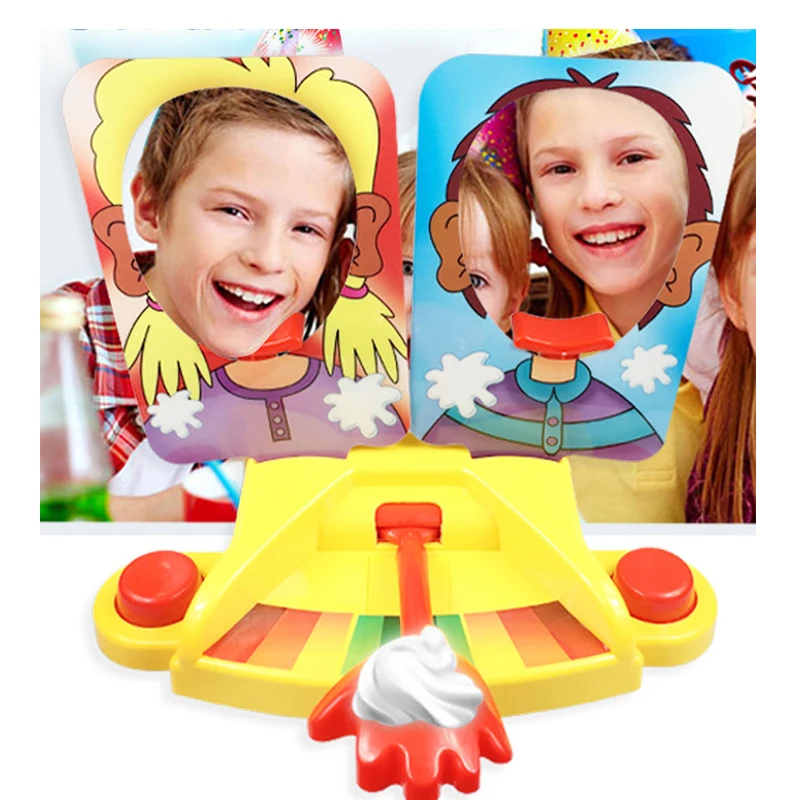 Shocker toy Cake Cream Pie In The Face Family Party Fun Game Funny Gadgets Prank Gags Jokes Anti Stress Toys For kids Gift WJ573