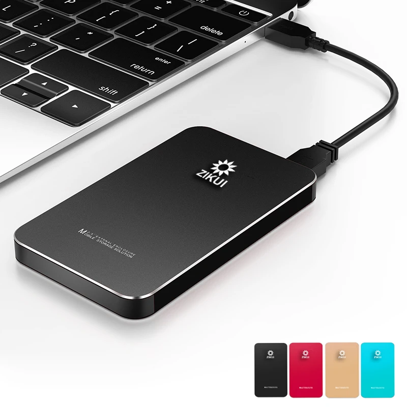 Внешний жесткий диск ZIKUI 2 5 дюйма USB3.0 0 160 Гб 250 ГБ 320 500 1 ТБ 4 внешний диск|Внешние
