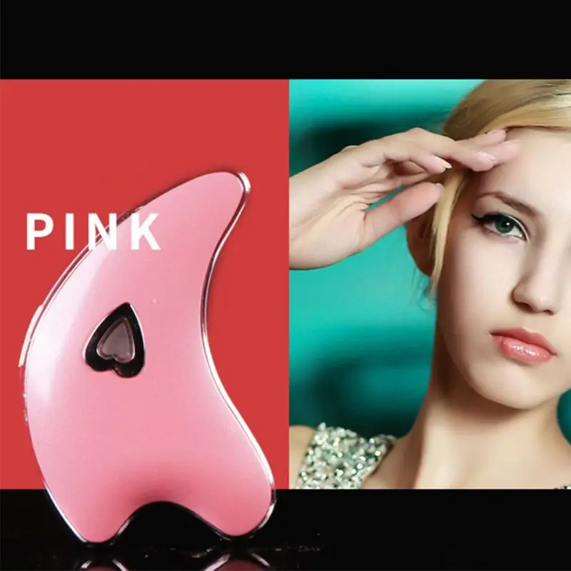 Электрический массажер для лица Gua Sha скрапинга инструмент подтяжки скребок