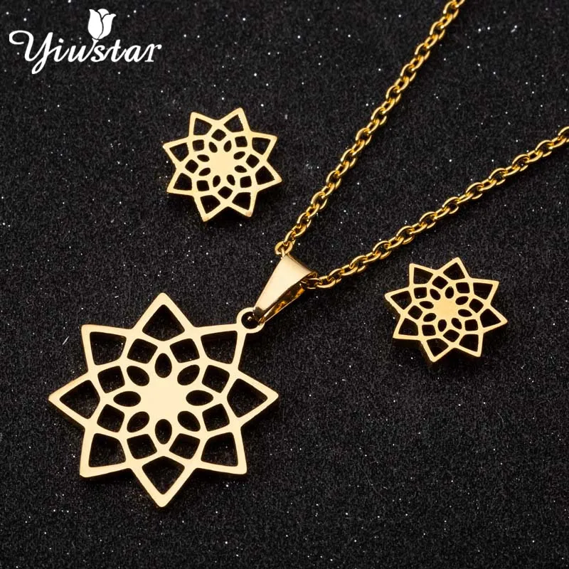 66g Yiustar Романтический Микки маленькие Сережки для женщин, девушек, детей мультфильм подвеска мышь Ожерелье Ювелирные наборы повседневное животное Bijoux - Окраска металла: 66g