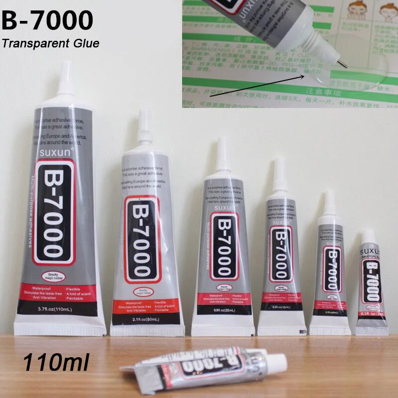 110ML B7000 клей для мобильного телефона, сенсорный экран, суперклей, B-7000, клей для телефона, стекло, клей для ремонта, алмазная бижутерия, сделай сам, клей - Цвет: 110ML