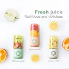 Портативная соковыжималка, Электрический Миксер с USB для смузи с фруктами, домашний кухонный аппарат, блендер для приготовления сока, соковыжималка с чашкой