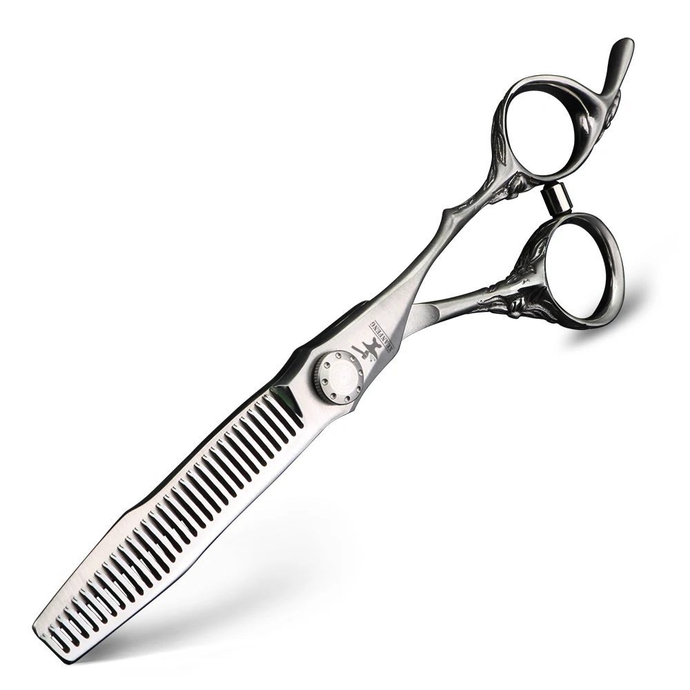 6 дюймов матовые японские 440C ножницы для стрижки волос и филировочные