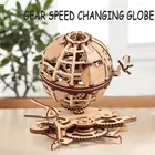 Деревянный 3d креативный сборный шар ручной работы поделки украшения пазл логическое мышление игрушка снаряжение Регулируемая скорость шар игрушка