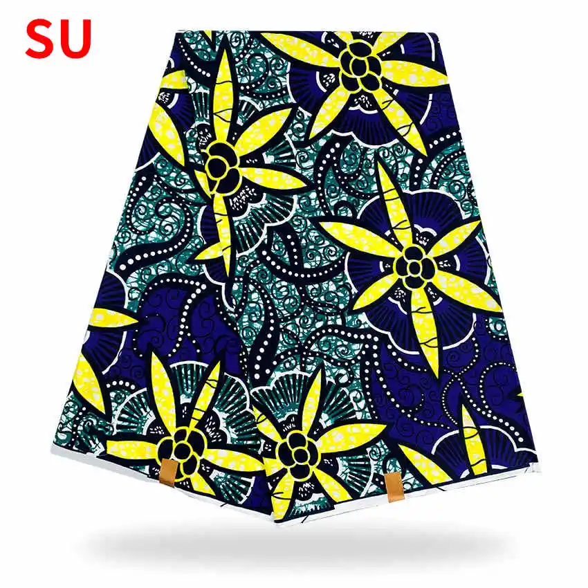 

2021 high quality african fabric Blesing African wax fabric 100% cotton soft african wax print fabric for dresses