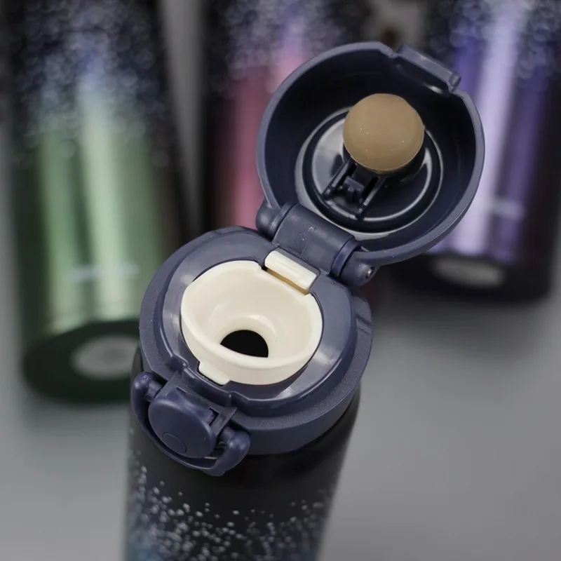 

New Design Double Wall Stainless Steel Vacuum Flasks 450ml Thermos Cup Coffee Tea Milk Travel Mug Thermo Bottle Gifts Thermocup