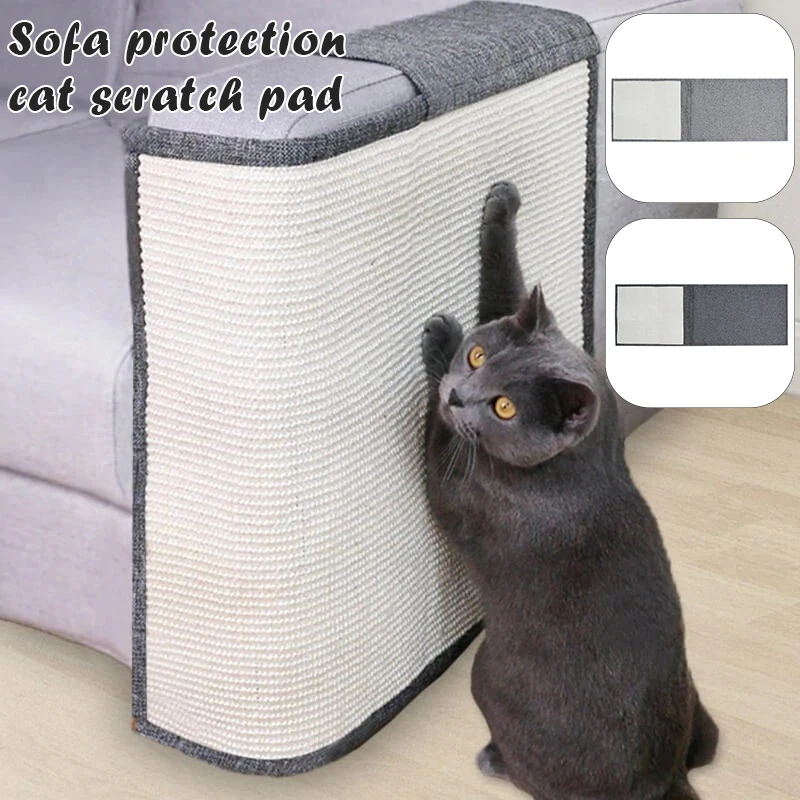 

Premium Furniture Guards Sisal Cat Scratcher Board Sofa Protection Scratching Square Pad Pet Toy A1
