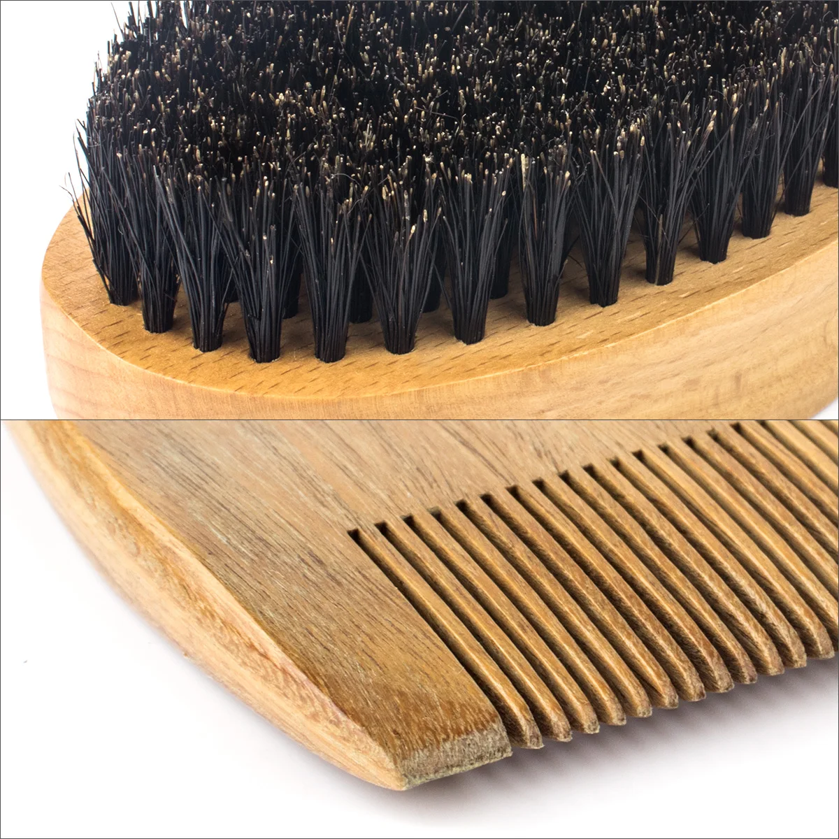 Щетка для бритья QSHAVE 10 8 см с натуральной щетиной бороды и усов Мужская щетка