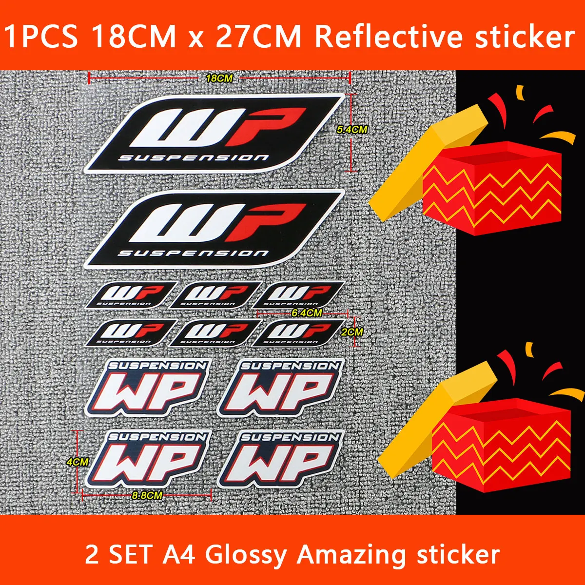 Светоотражающие мотоциклетные наклейки на бак шлем предупреждающие для KTM Ready to