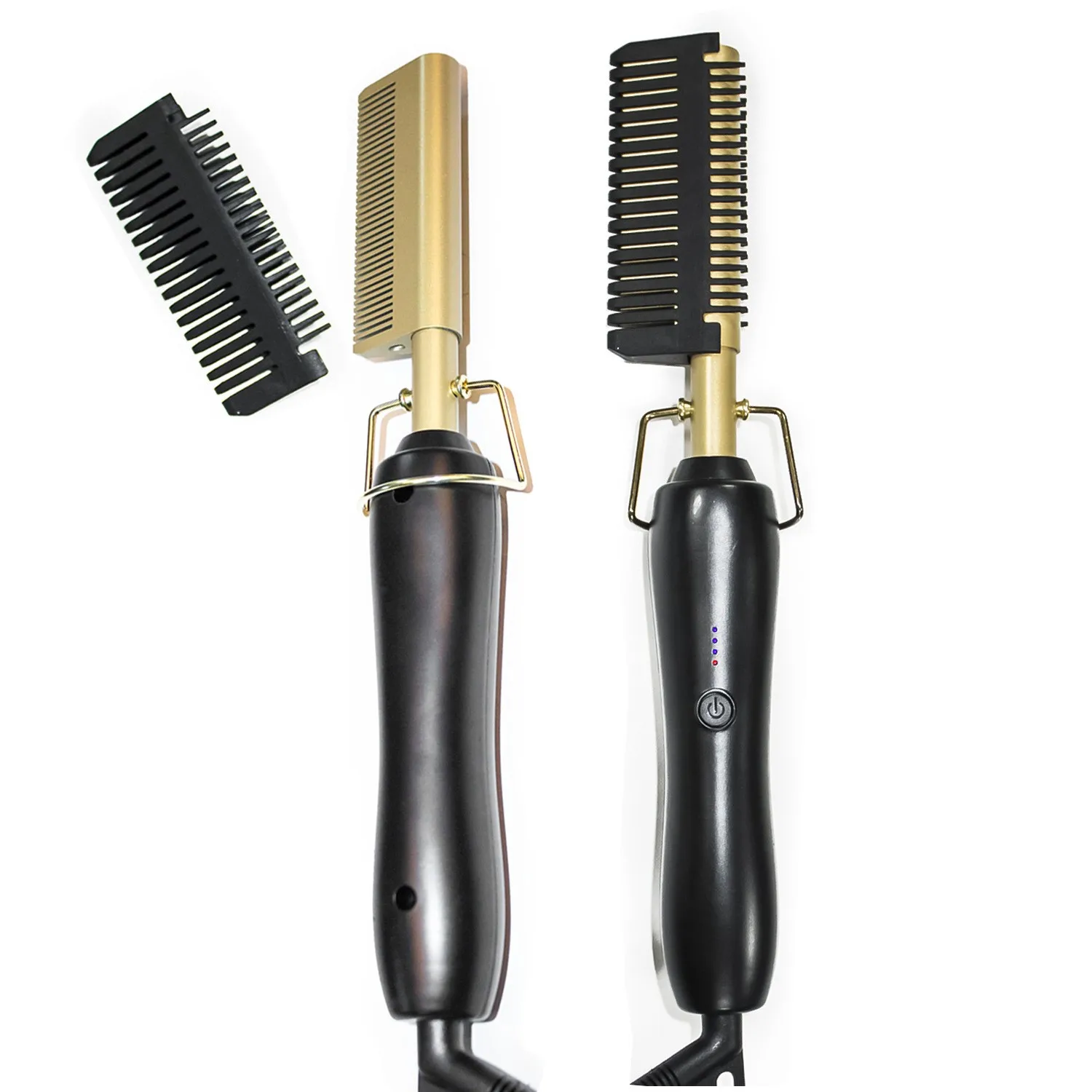 Hair Straightener Straight Styler Hot Heating Comb Flat Irons Straightening Brush Corrugation Curling Iron Curler |