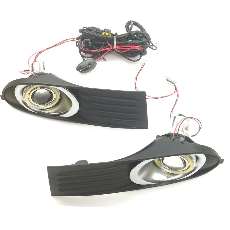 Светодиодный COB Ангел глаз кольца фронтальный проектор объектива