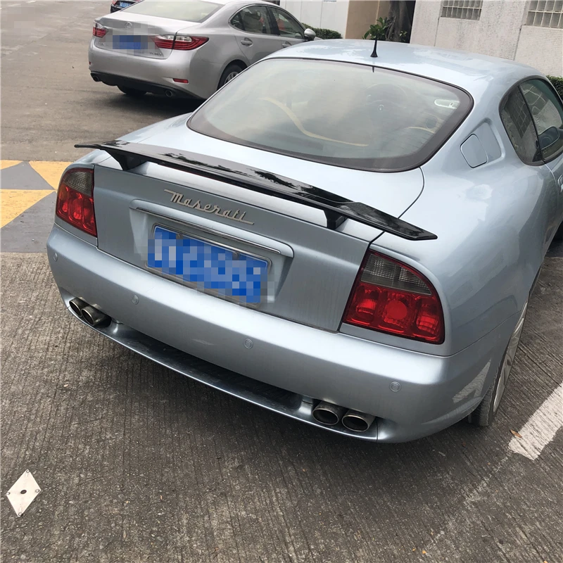 Спойлер для Ghibli 2006 2018 Maserati Coupe Quattroporte спойлер TF ABS Материал заднее крыло