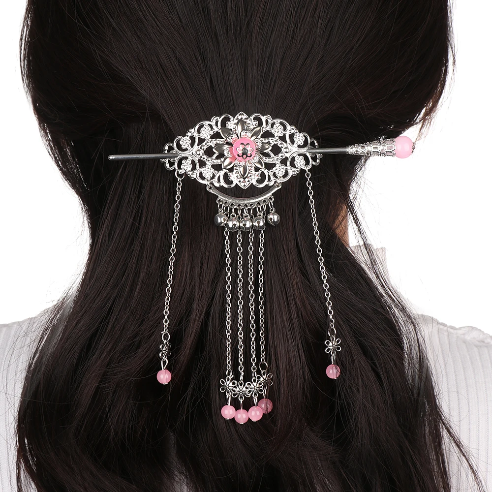 Заколка для волос женская винтажная с имитацией драгоценного камня 1 шт. гребень