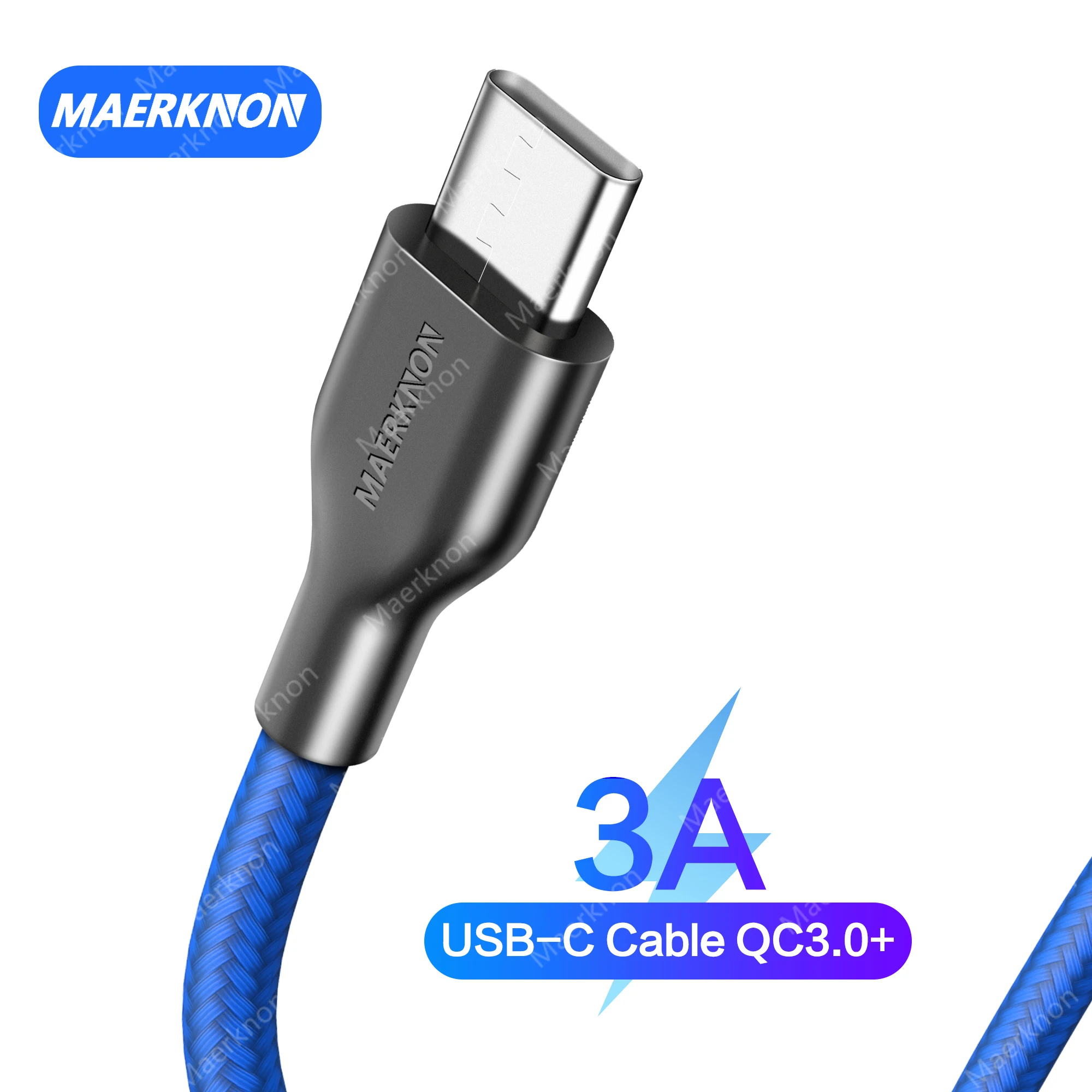 Кабель Micro USB 3 А Нейлоновый 5 Type C | Мобильные телефоны и аксессуары