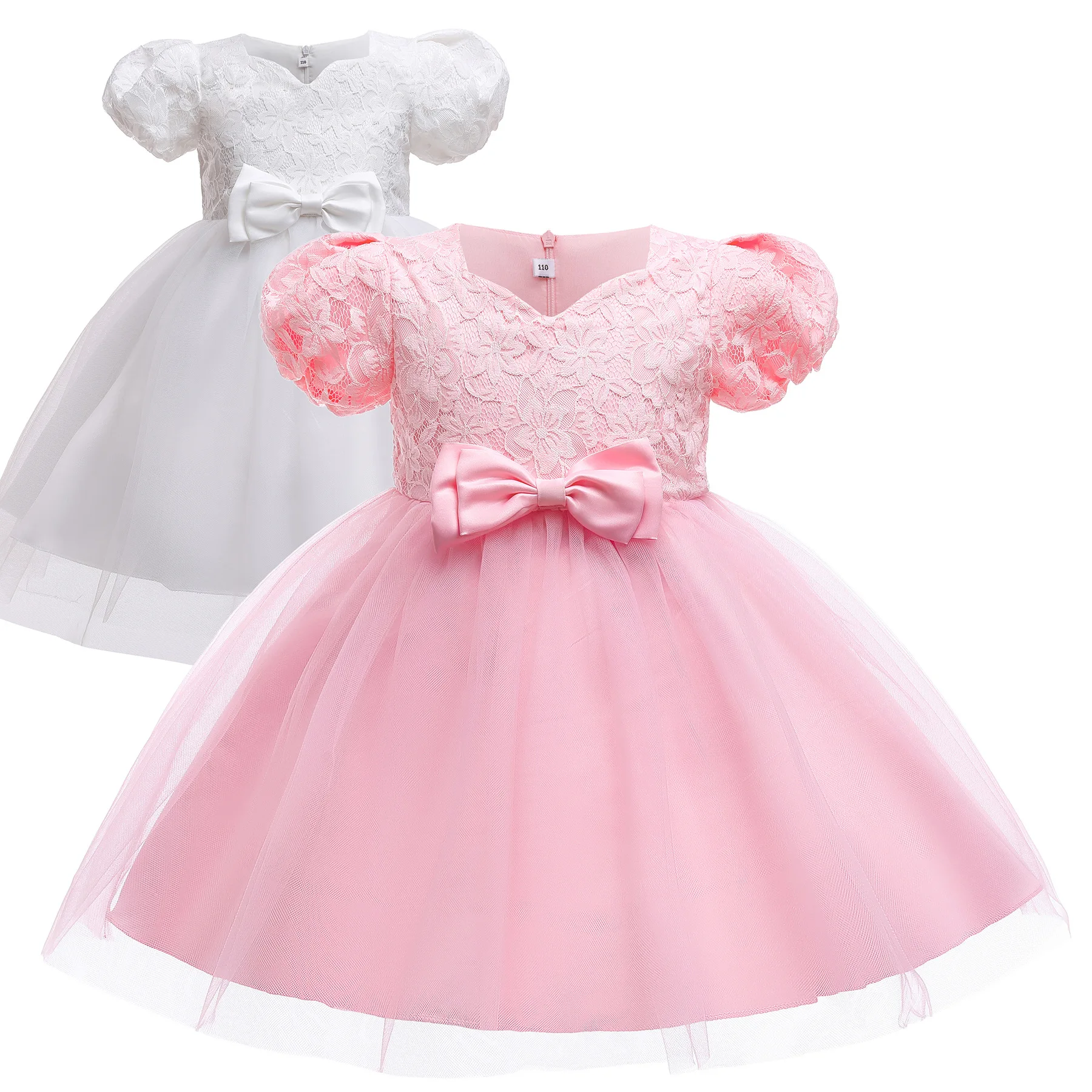 

Solid Pretty Summer Girl Dress Vestidos Nina Party De Fiesta Boda Princess Robe Soirée Cute Fille Ropa Long Children Bridesmaid
