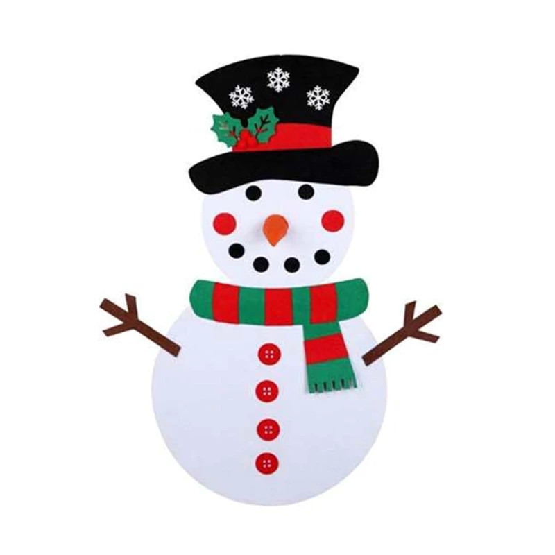 

DIY Felt Snowman Kids Toys for Children Kindergarten Crafts Christmas Decoration