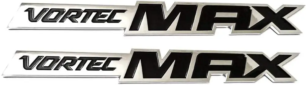 2 упаковки Vortec Max Эмблема двери логотип значок пластина переводная Наклейка для