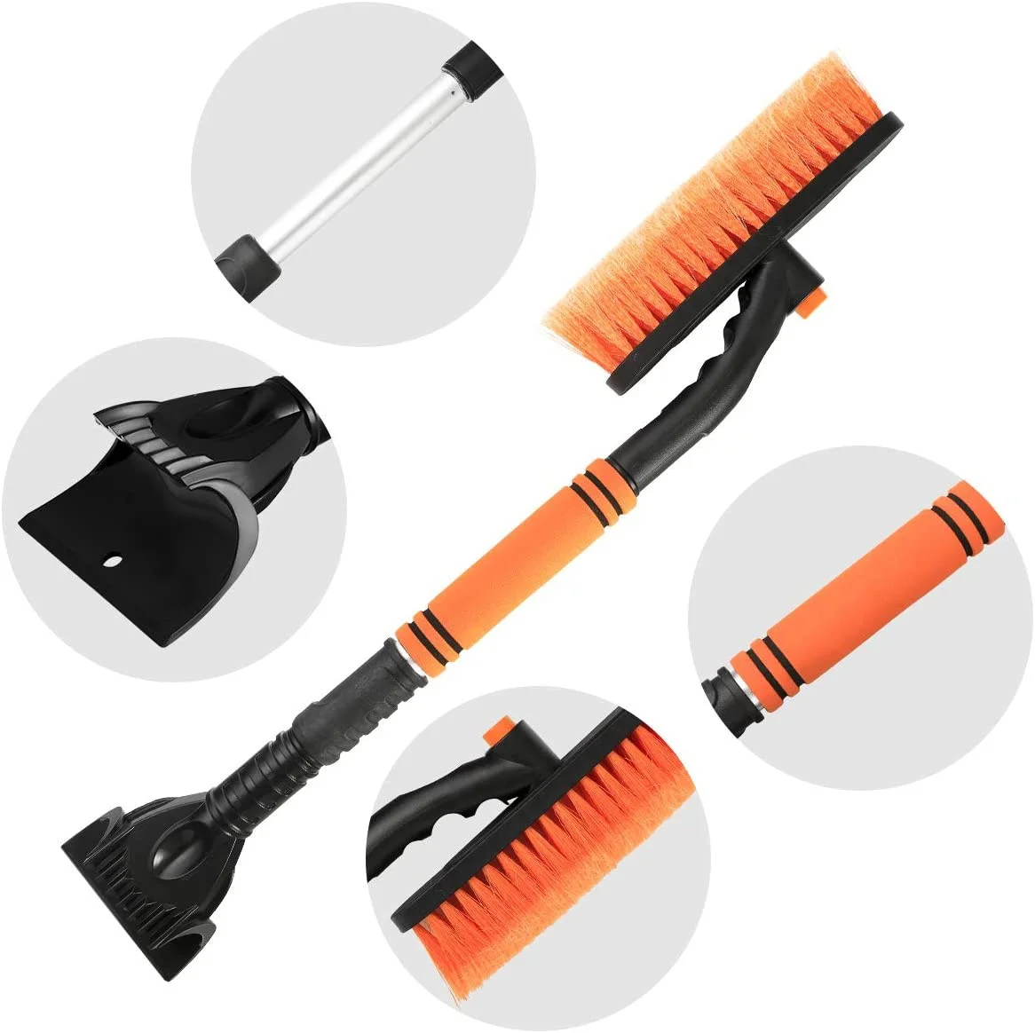 3 шт. автомобильный скребок для льда снежной погоды щетка лопаты со съемной