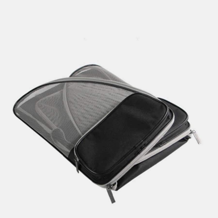 Прозрачный женский рюкзак с кошкой складной большой изображением щенка