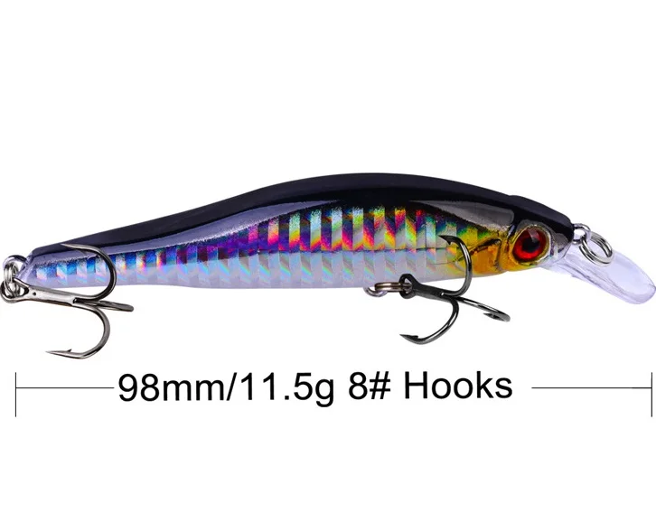 11 5g 98 мм Маленькая рыболовная модель Реалистичная Приманка Minnow все для