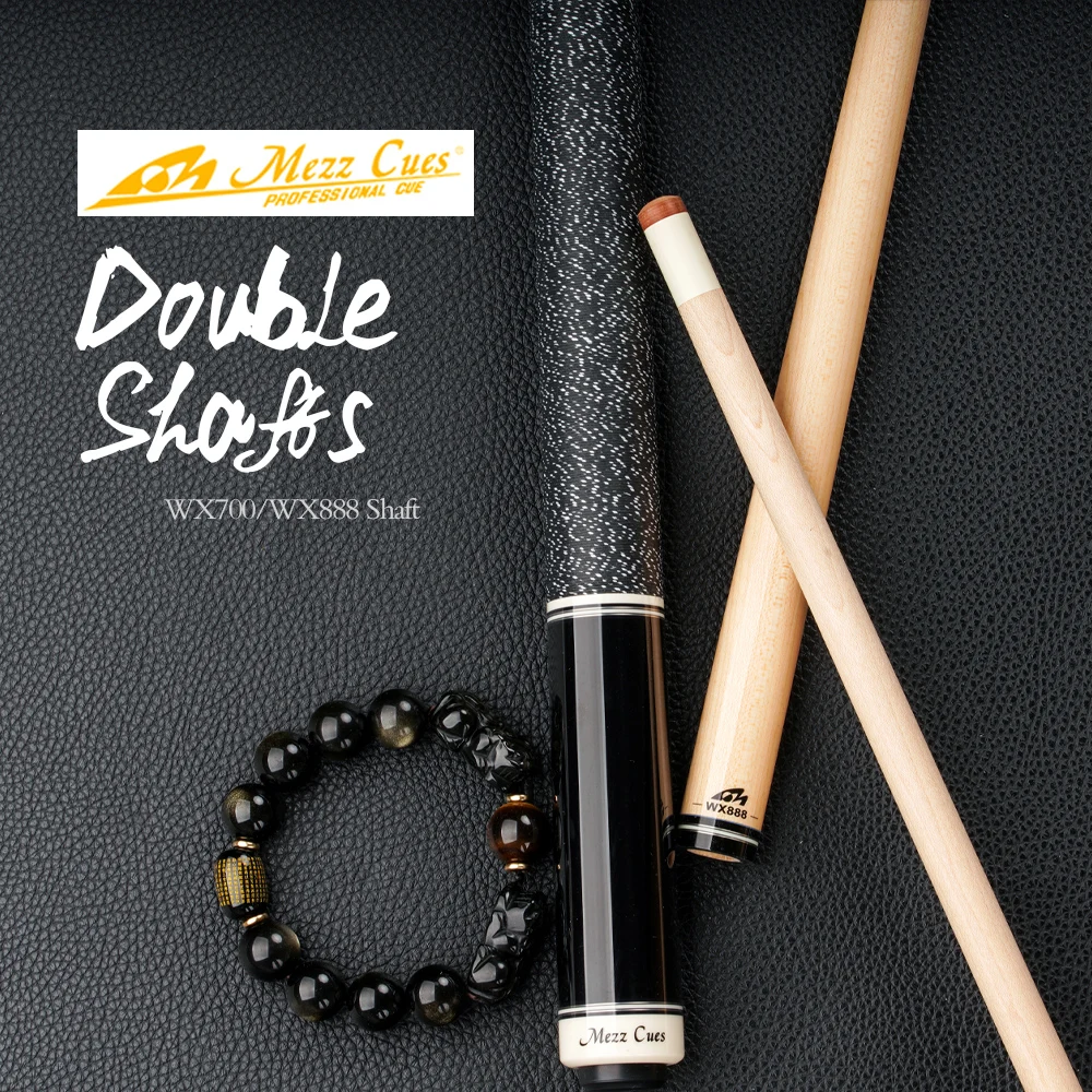 

MEZZ AXI-K Pool Cue Stick Kamui Tip WX700/WX888 Maple Shaft Kit XTC Ferrule Billiards Cue Stick Irish Linen Wrap Play Cue Sticks