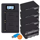 Аккумулятор PALO NP F960 F970 NP-F970 7,2 В 7200 мАч + быстрое зарядное устройство 3X для SONY F970 F960 F770 F570