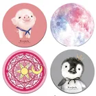 Универсальный Противоскользящий коврик для мыши для ноутбука, ПК, игровой компьютерный коврик, Настольный коврик, коврики, водонепроницаемый офисный коврик для мыши, 20 см