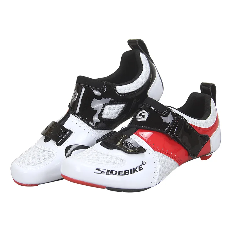 Мужская обувь для шоссейного велосипеда с самоблокирующимся замком дышащий