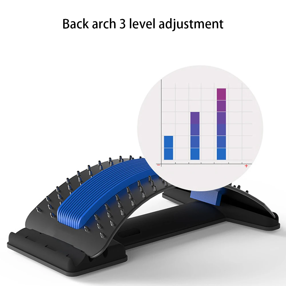 Облегчение поясничной тяги растяжение йога устройство массаж спины доска