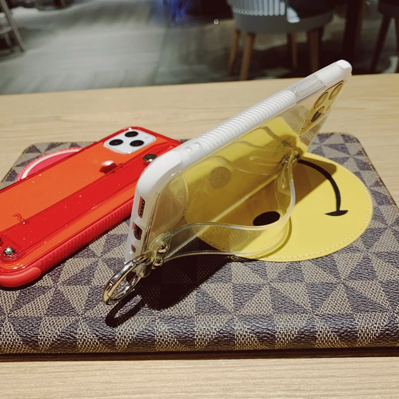 Блестящий ремешок на запястье ручная Подушка безопасности прозрачный мягкий