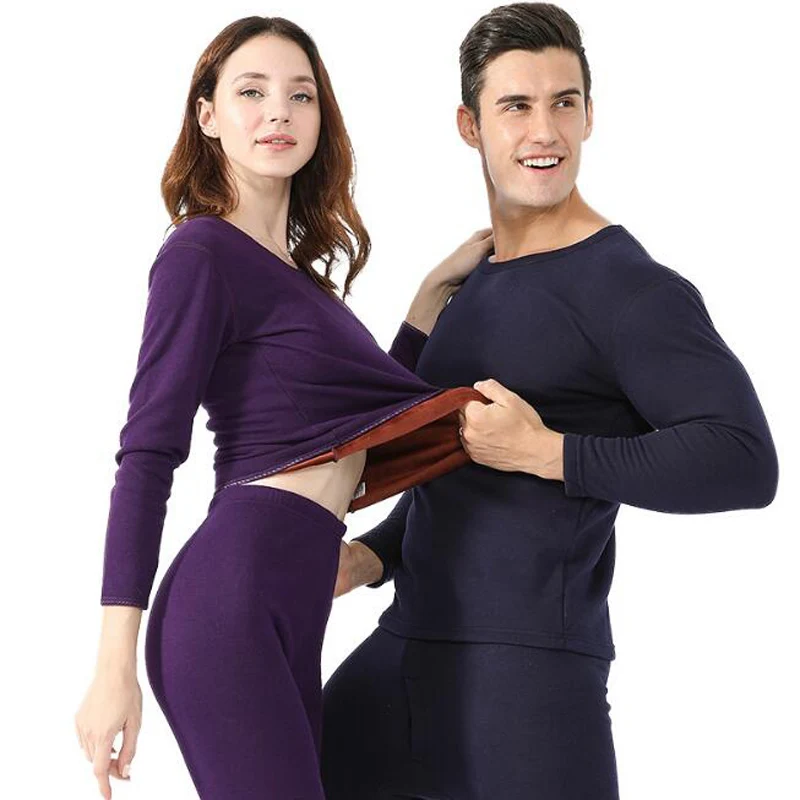 Новое поступление горячая Распродажа термобелье из плотного флиса для мужчин и