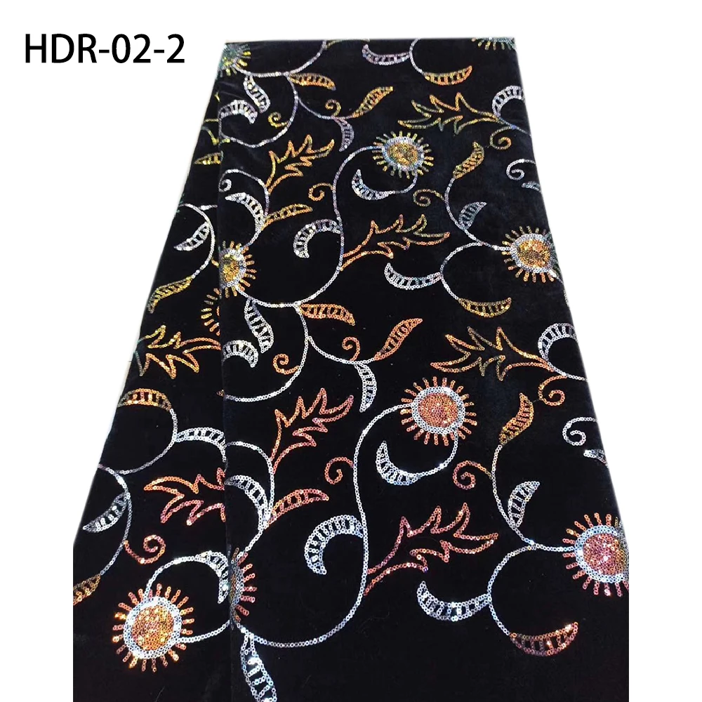 Новое поступление бархатная кружевная ткань с блестками 5 ярдов хорошее качество