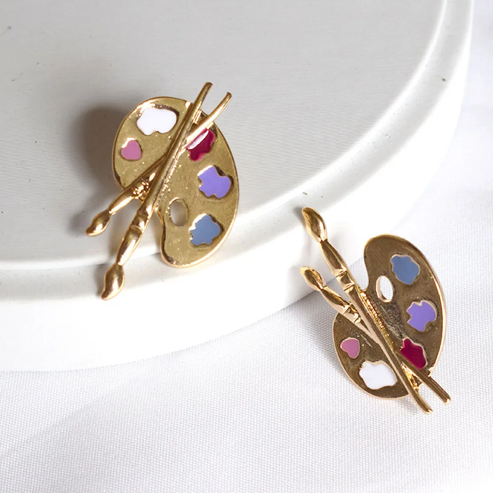 Серьги гвоздики из металла и золота для женщин девочек вечерние аксессуары