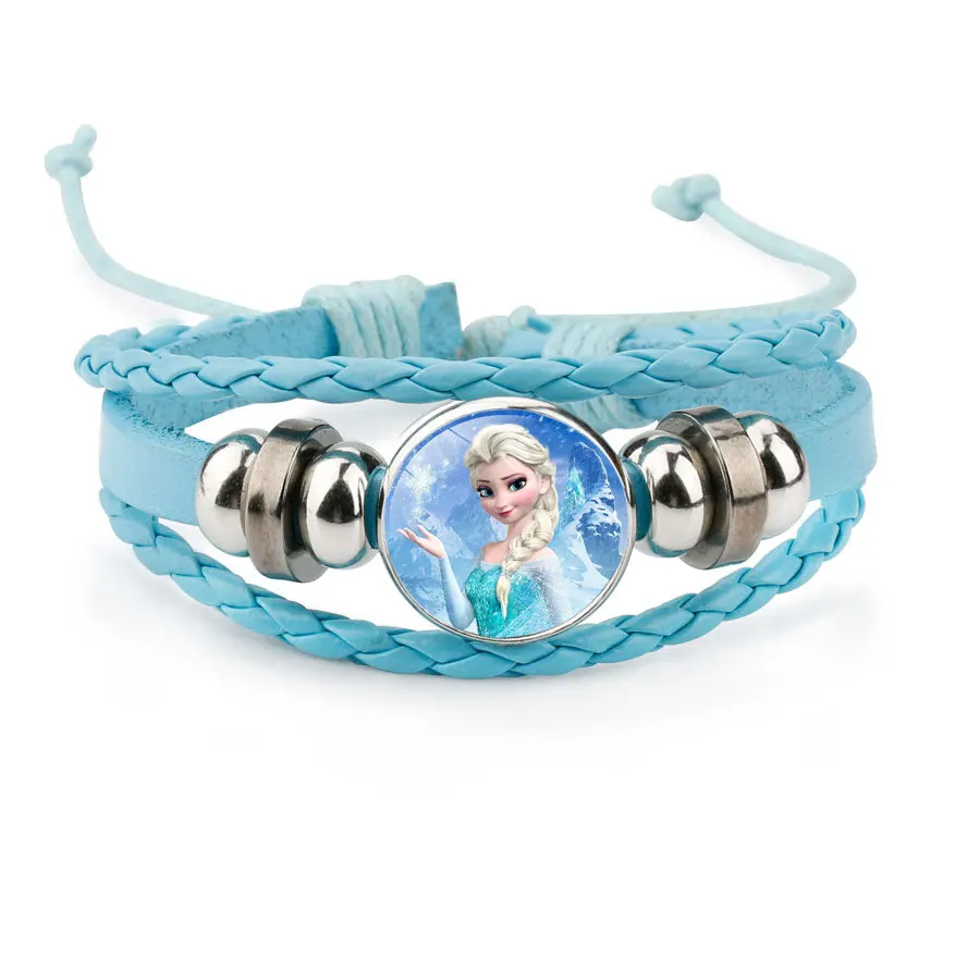 Модные Эльзы и принцессы Анны из мультфильма Холодное сердце портрет Стекло