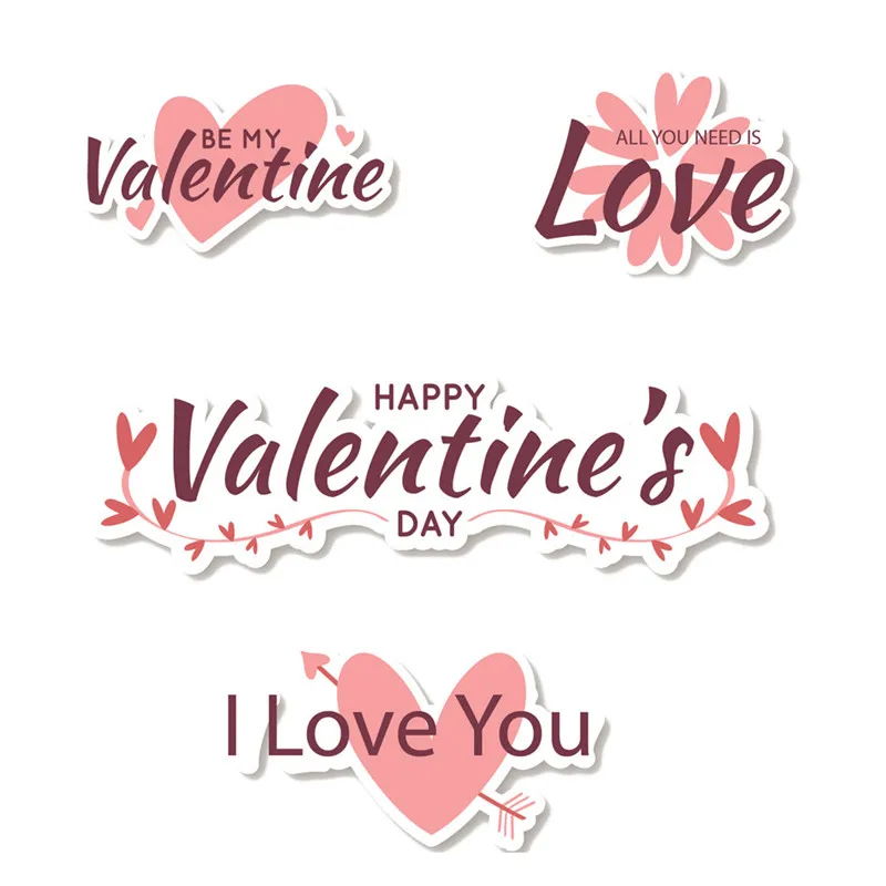 DiyArts День Святого Валентина любовь прозрачные штампы 2019 Новый рождественский