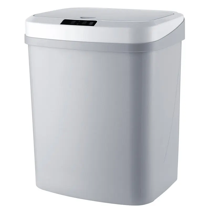 

15L Home Intelligent Trash Can Automatic Induction Electric Waste Bins Kick Barrel Battery Version Trash Can