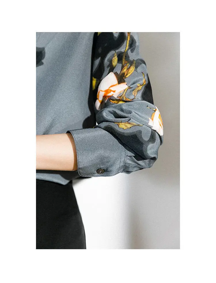 

Women Long Sleeve Formal Shirt 2020 Autumn Lapel Ladies Blouse