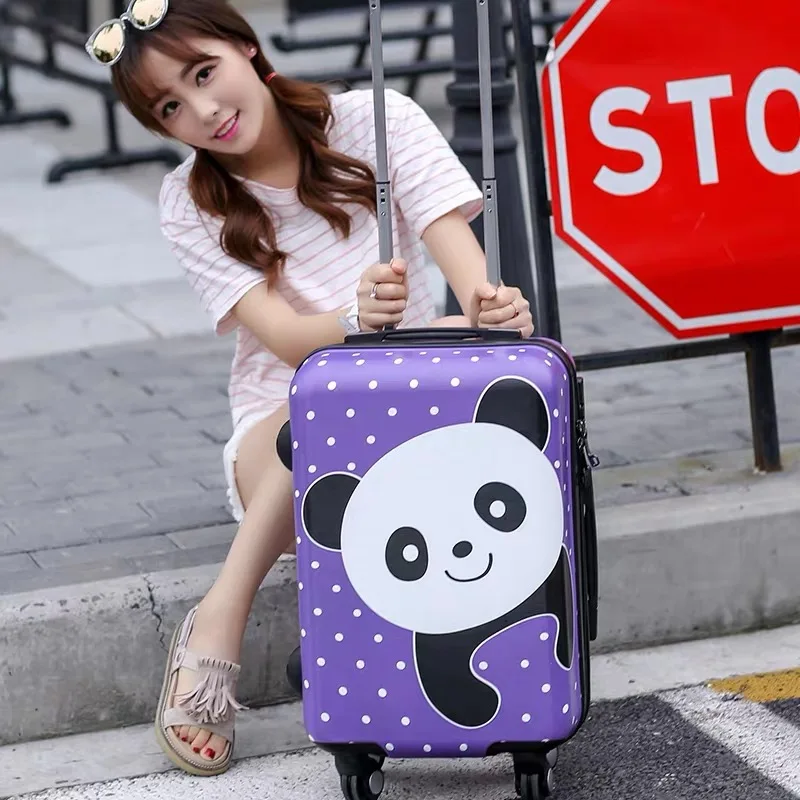 Чемодан на колесиках для мужчин и женщин мультяшный милый чемодан с паролем