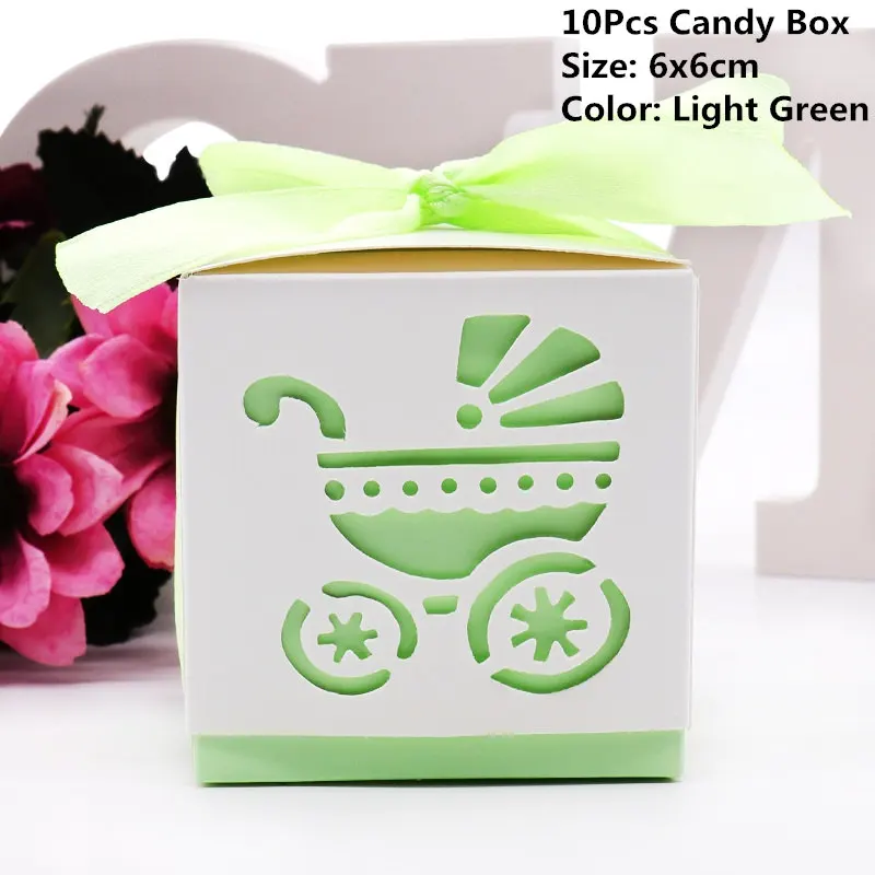 10 шт./лот коробки для конфет Baby Shower вечерние мультяшный мешок для подарков детские праздничные сувениры шоколадные конфеты мешок день рождения свадебное украшение - Цвет: 34