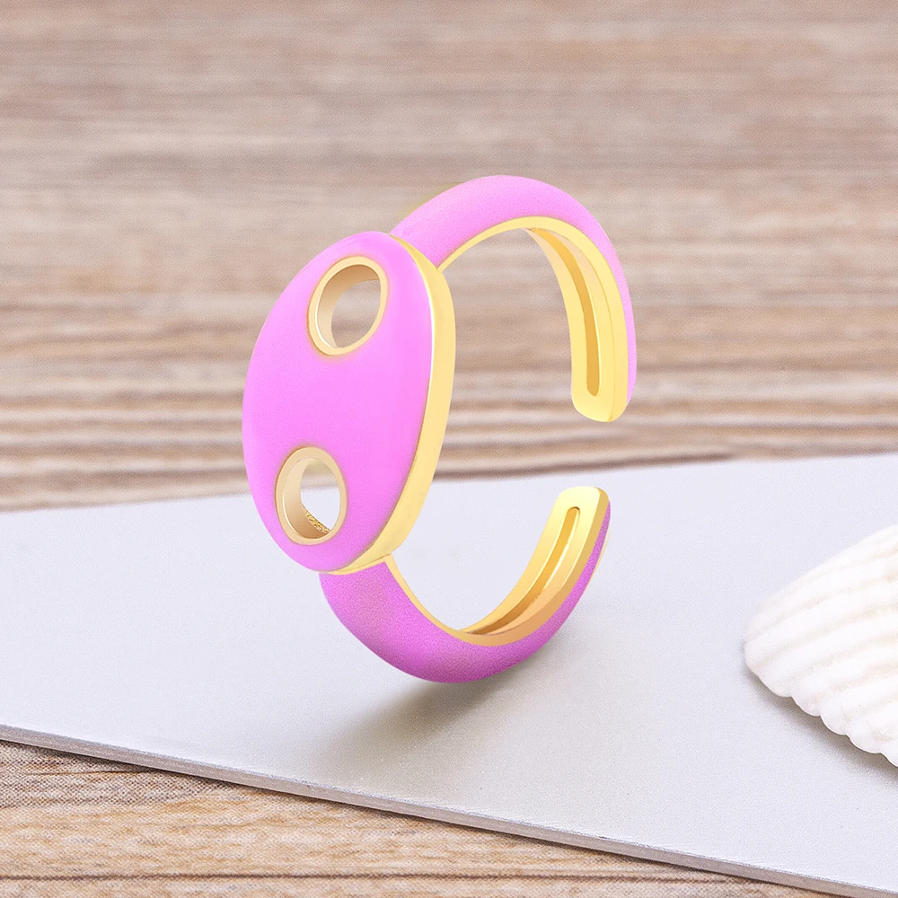 Женское Открытое кольцо в виде свиньи |