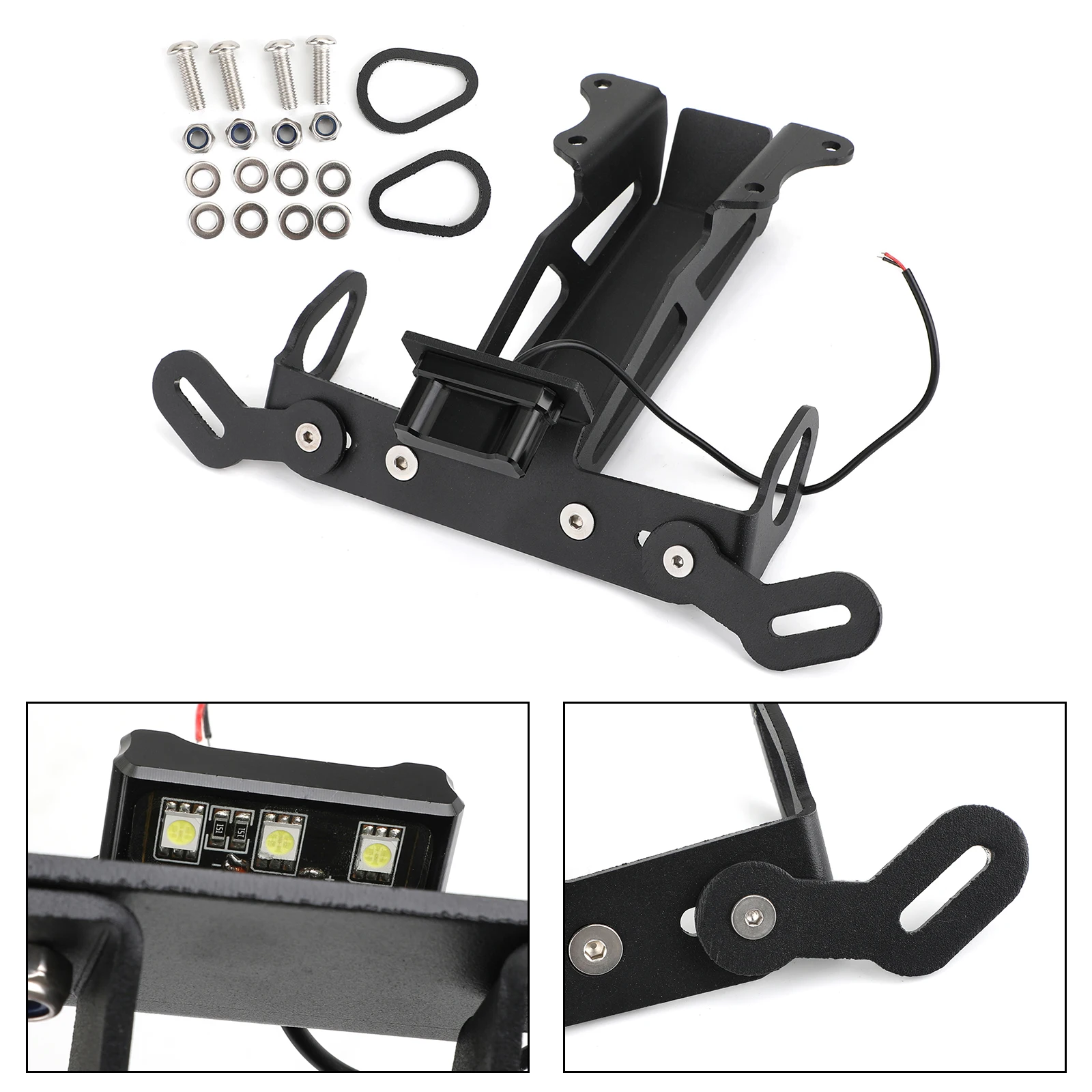Artudatech заднего номерного знака держатель кронштейн для YAMAHA FJ-09/MT-09 MT09 FJ09 Tracer 2015 2016