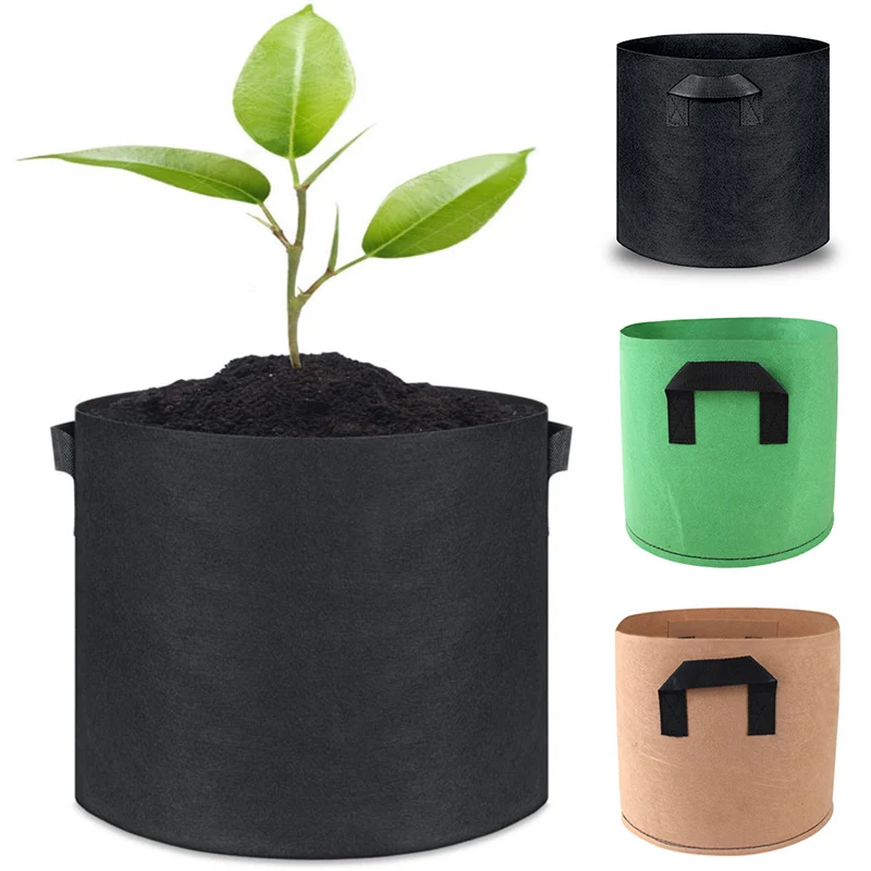 Модные овощные картофельные зеленые нетканые черные популярные товары для сада