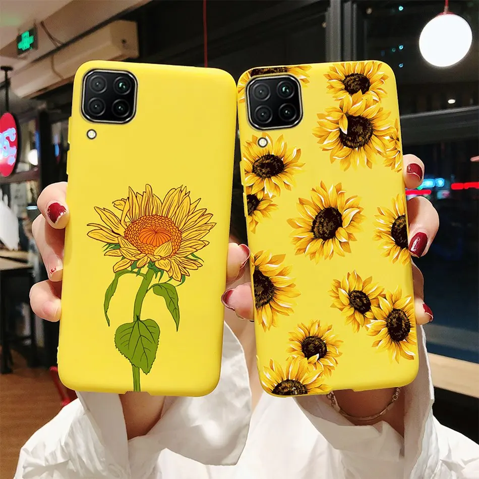 Чехол с цветами для Samsung Galaxy A12 чехол A42 A52 искусственная Обложка мягкий тонкий A72