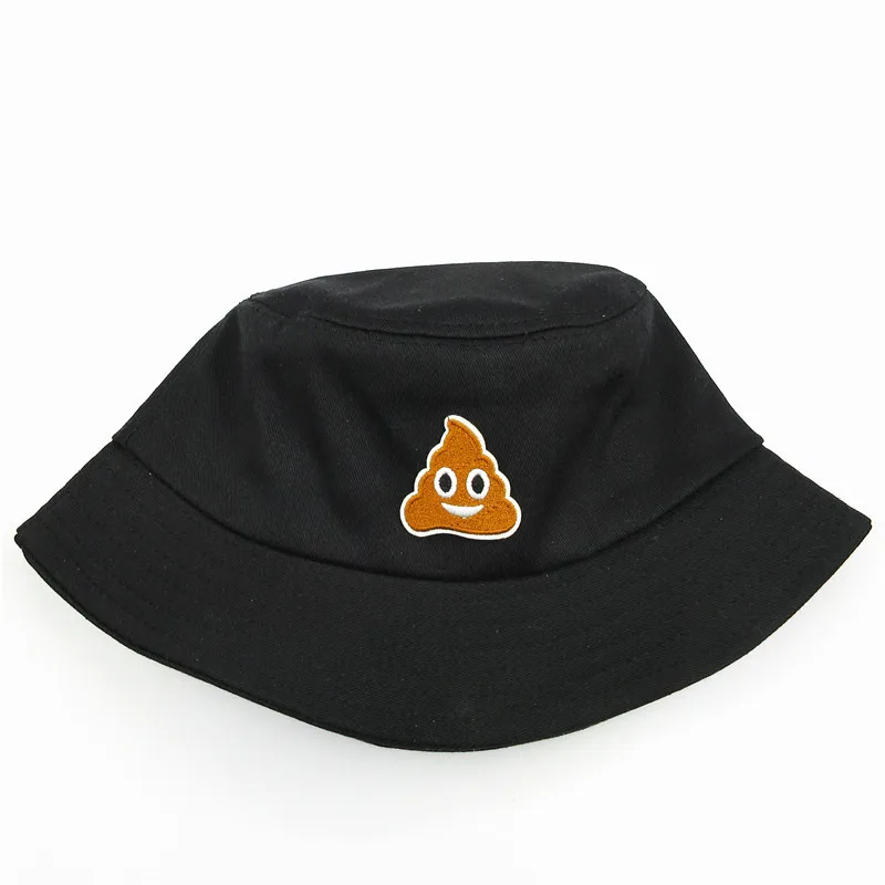 LDSLYJR мультяшная вышитая хлопковая Панама с призраком шляпа рыбака уличная