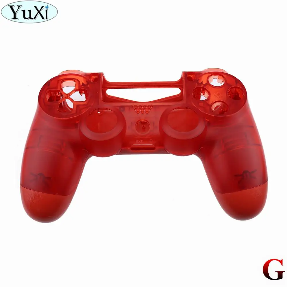 G YuXi для sony для PS4 Pro тонкий контроллер пластик JDS 040 JDM-040 чехол Передняя Задняя крышка корпус с кнопками мод комплект - Цвет: G