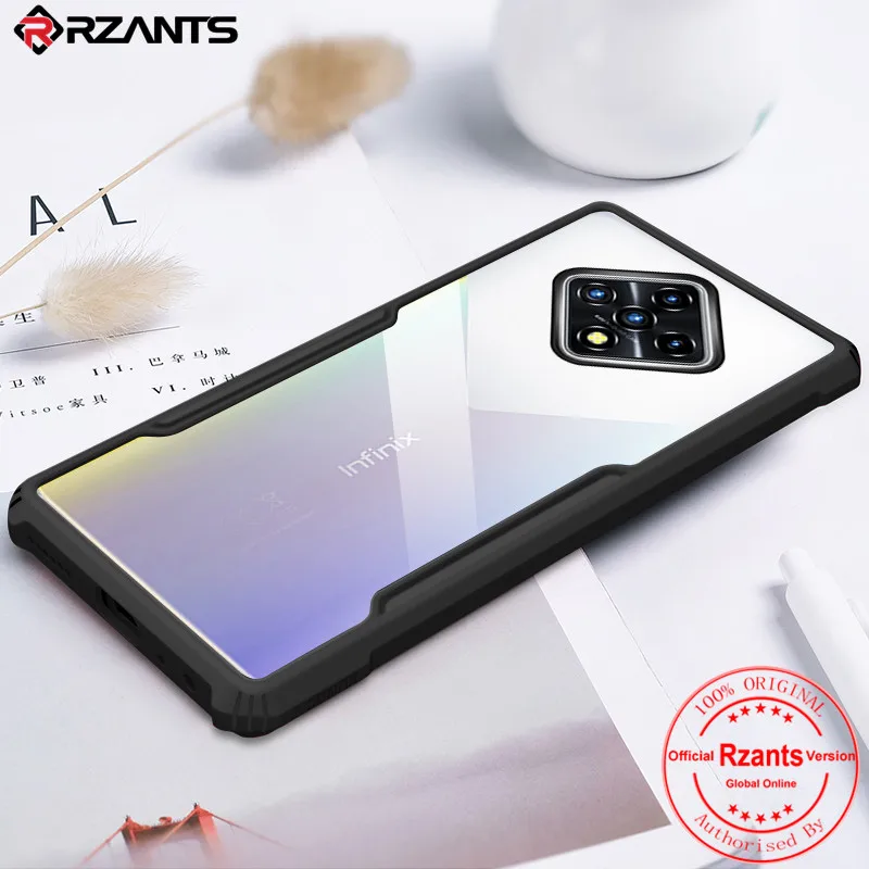 Rzants For Infinix Zero 8 S4 S5 Pro Case Hard [Blade] Shockproof Slim Crystal Clear Cover funda Casing | Мобильные телефоны и