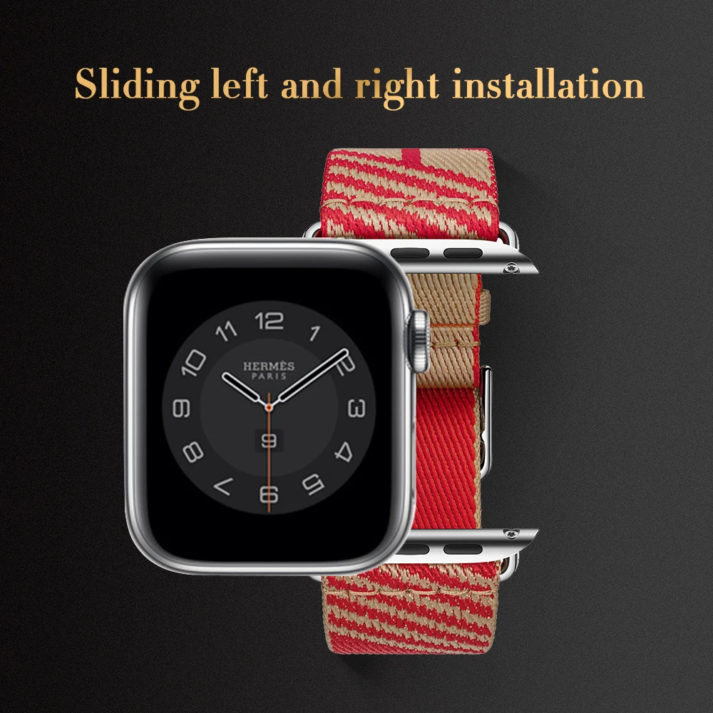 Ремешок нейлоновый для Apple Watch Band 38 мм 40 44 42 мм|Ремешки часов| |