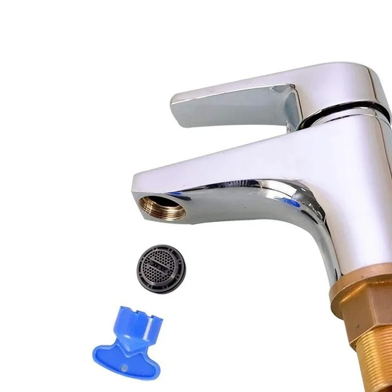 

4 Pcs Plastic Faucet Wrench Aerator Repair Replacement Tool Sanitaryware Faucet Filter Accessories for Home Improvement