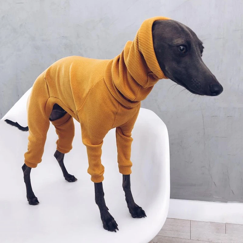 

Dog Clothes Pet Outfits Four-legged Sweater Long Hooded Warm Pet Clothes Winter Coat Sweater for Small Medium Large Dogs